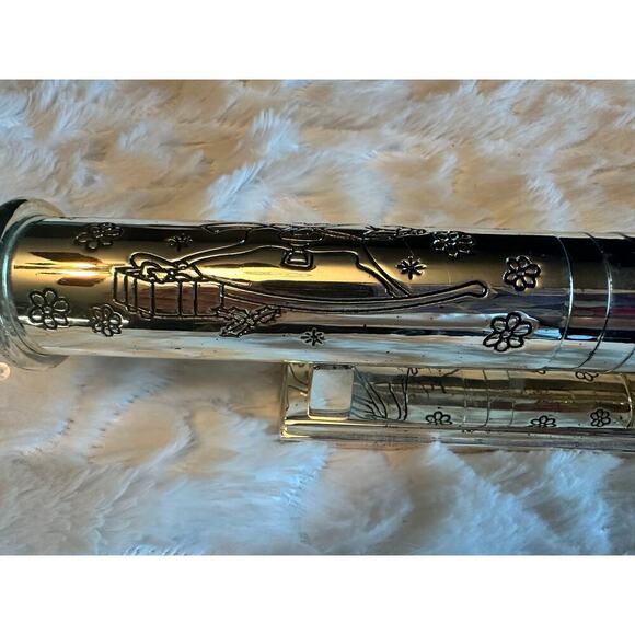 Birth Certificate Holder with stand silver plated baby gift - Picture 3 of 7